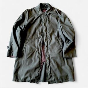 Basic Black Trenchcoat Overcoat - Classic Single-Breasted Jacket
